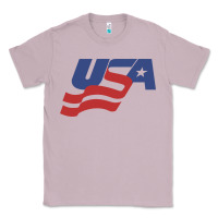 Lilac usa hockey simple Classic Tee - linhVisuals