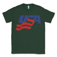 Sports Green usa hockey simple Classic Tee - linhVisuals
