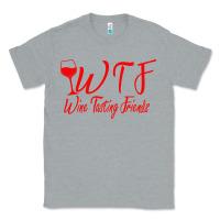 Heather Grey wine tasting friends Classic Tee - linhVisuals