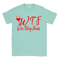 Seafoam wine tasting friends Classic Tee - linhVisuals