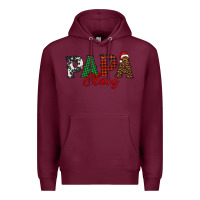Burgundy papa claus Premium Hoodie - BarkalooDesign