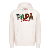 Pale Pink papa claus Premium Hoodie - BarkalooDesign