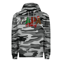 Slate Camo papa claus Premium Hoodie - BarkalooDesign