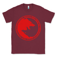 Burgundy fenrir wolf of odin Classic Tee - linhVisuals