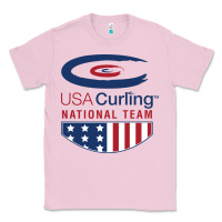 Bubblegum Pink usa curling team Classic Tee - linhVisuals