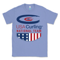 Colony Blue usa curling team Classic Tee - linhVisuals