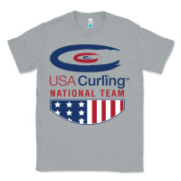 Heather Grey usa curling team Classic Tee - linhVisuals