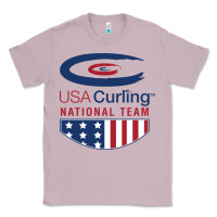 Lilac usa curling team Classic Tee - linhVisuals