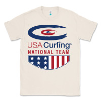 Natural usa curling team Classic Tee - linhVisuals
