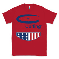 Red usa curling team Classic Tee - linhVisuals
