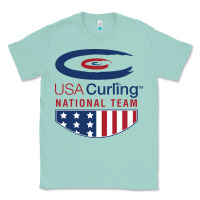 Seafoam usa curling team Classic Tee - linhVisuals