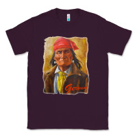 Plum geronimo apache warrior native american t shirt Classic Tee - linhVisuals