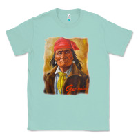 Seafoam geronimo apache warrior native american t shirt Classic Tee - linhVisuals