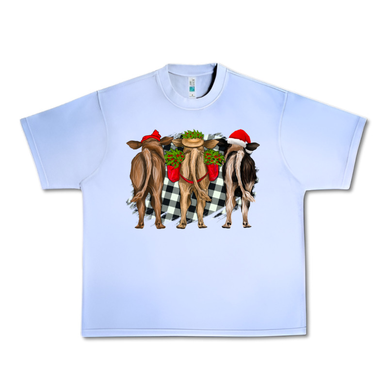 Christmas Heifers Back View Urban Heavy Tee by RanaPortraitStore | Teevron