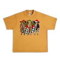 Peanut Butter christmas heifers back view Urban Heavy Tee - RanaPortraitStore