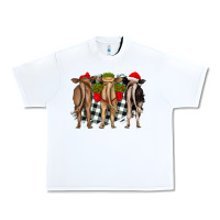 White christmas heifers back view Urban Heavy Tee - RanaPortraitStore