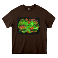 Chocolate Brown halloween leopard lines background Heavy Core Tee - BundleAndBundleShop