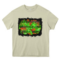 Mossy halloween leopard lines background Heavy Core Tee - BundleAndBundleShop