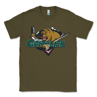 Army Green the-utah-grizzlies-pen Classic Tee - linhVisuals