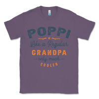 Lavender Mens Poppi Like a Regular Grandpa Funny Fathers Day Classic Tee - linhVisuals