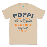 Mushroom Mens Poppi Like a Regular Grandpa Funny Fathers Day Classic Tee - linhVisuals