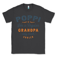 Smoke Mens Poppi Like a Regular Grandpa Funny Fathers Day Classic Tee - linhVisuals