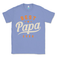 Colony Blue Mens Best Papa Ever Funny Fathers Day Classic Tee - linhVisuals