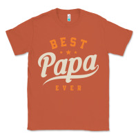 Copper Mens Best Papa Ever Funny Fathers Day Classic Tee - linhVisuals