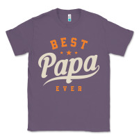 Lavender Mens Best Papa Ever Funny Fathers Day Classic Tee - linhVisuals