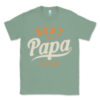 Sage Mens Best Papa Ever Funny Fathers Day Classic Tee - linhVisuals