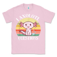 Bubblegum Pink i axolotl questions funny axolotl costume for axolotl lovers t shirt Classic Tee - linhVisuals