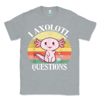 Heather Grey i axolotl questions funny axolotl costume for axolotl lovers t shirt Classic Tee - linhVisuals