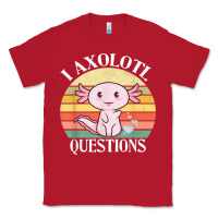 Red i axolotl questions funny axolotl costume for axolotl lovers t shirt Classic Tee - linhVisuals