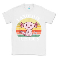 White i axolotl questions funny axolotl costume for axolotl lovers t shirt Classic Tee - linhVisuals