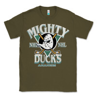 Army Green vintage mighty sports ducks Classic Tee - linhVisuals