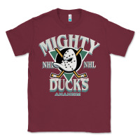 Burgundy vintage mighty sports ducks Classic Tee - linhVisuals