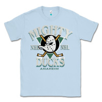 Dusty Blue vintage mighty sports ducks Classic Tee - linhVisuals
