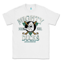 White vintage mighty sports ducks Classic Tee - linhVisuals
