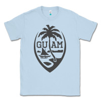 Dusty Blue guam seal guam flag usa guamanian chamorro gifts pullover hoodie Classic Tee - linhVisuals