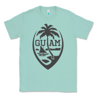 Seafoam guam seal guam flag usa guamanian chamorro gifts pullover hoodie Classic Tee - linhVisuals