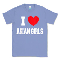 Colony Blue i love asian girls t shirt Classic Tee - linhVisuals