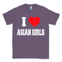 Lavender i love asian girls t shirt Classic Tee - linhVisuals