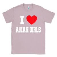 Lilac i love asian girls t shirt Classic Tee - linhVisuals