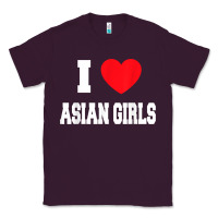 Plum i love asian girls t shirt Classic Tee - linhVisuals