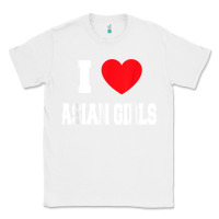 White i love asian girls t shirt Classic Tee - linhVisuals