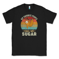 Black womens my favorite people call me sugar cute sloth lover grandma Classic Tee - linhVisuals