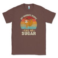 Chestnut womens my favorite people call me sugar cute sloth lover grandma Classic Tee - linhVisuals