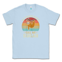 Dusty Blue womens my favorite people call me sugar cute sloth lover grandma Classic Tee - linhVisuals
