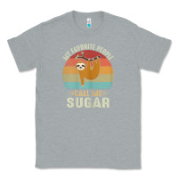 Heather Grey womens my favorite people call me sugar cute sloth lover grandma Classic Tee - linhVisuals
