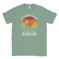 Sage womens my favorite people call me sugar cute sloth lover grandma Classic Tee - linhVisuals